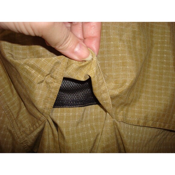 New Mens MT M Tall Prana Recycled UV Embark Brown Light SS Button Shirt NWT SS - Picture 3 of 7